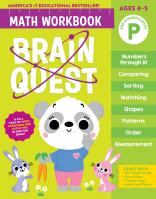 Brain Quest Math Workbook: Pre-Kindergarten